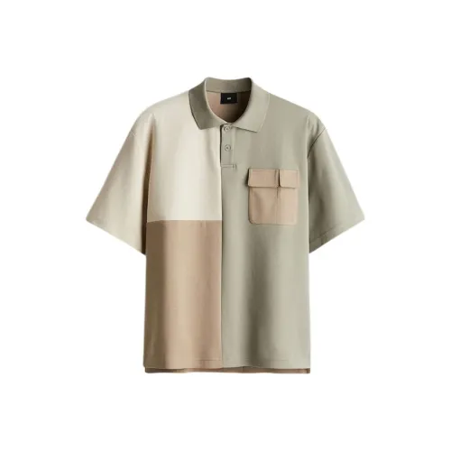 H&M Хаки Зеленый Мужская Рубашка Поло