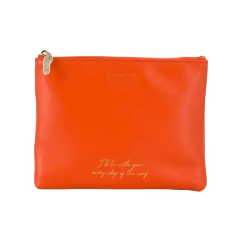 TOD'S Кожа Клатч Маленький Мужской Оранжевый