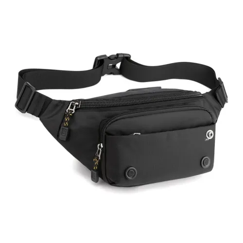 Boniu Нейлоновая Сумка через плечо Бананка Стандартная Мужская Многоцветная