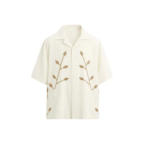 ZARA Желтые Мужские Рубашки