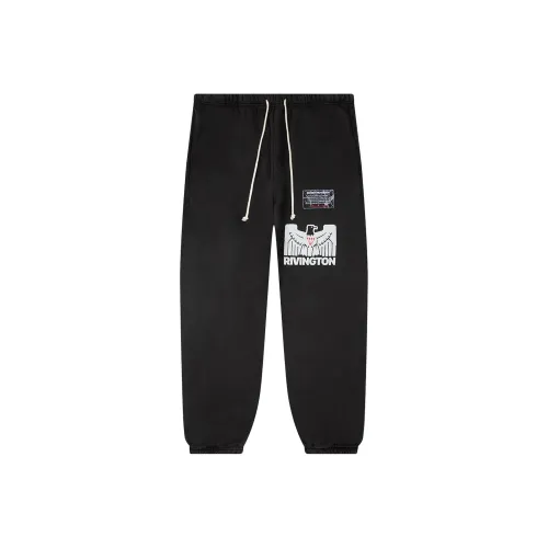 RIVINGTON Roi Rebis Черные Мужские Вязаные Спортивные Штаны