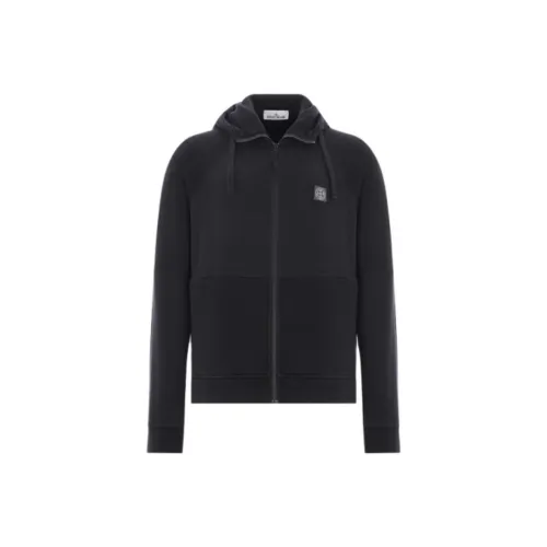 Stone Island Черные Мужские Свитшоты
