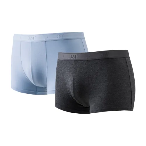 361° 2 пачки Темно-серый/Синий Мужские боксер-шорты