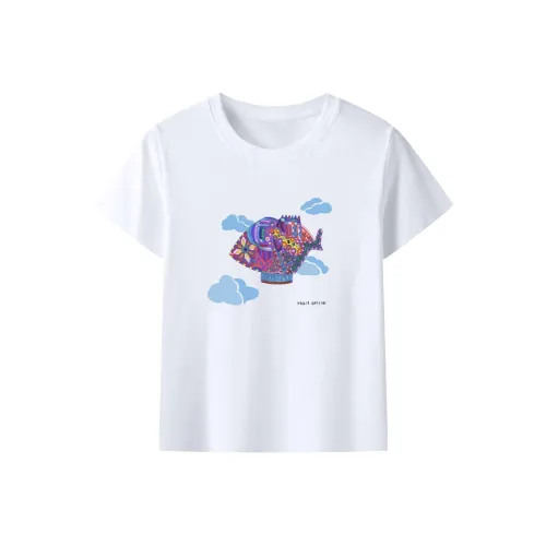 BANGEWEIXIAO Стандартная T-рубашка унисекс белого цвета