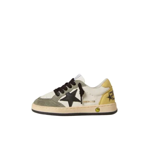 Golden Goose Ball Star Детские Скейтбординги Низкий Топ Белый Kids