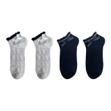 4 шт (2 черных банта + 2 белых сердца)