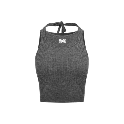 Ann Andelman Темно-серые Женские Майки