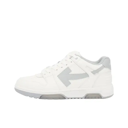 Off Белый Out Of Office Низкий Топ Скейтборд Кроссовки Мужские Белые Серые