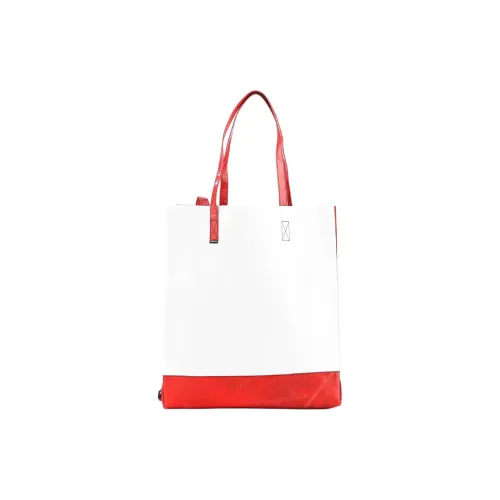 FREITAG Полиэстер Тоут Сумка Сумка для покупок Сумка через плечо Сумка Унисекс Красный Белый