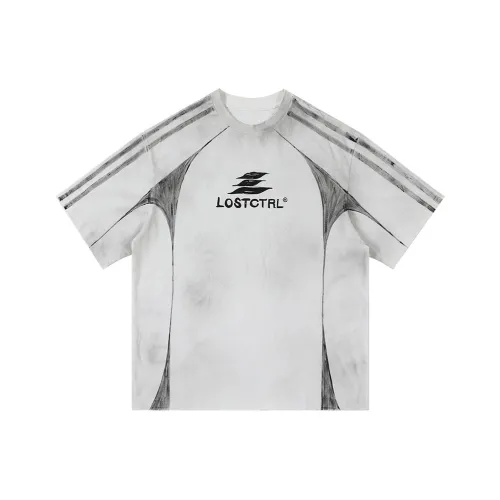 LOSTCTRL Белая унисекс футболка