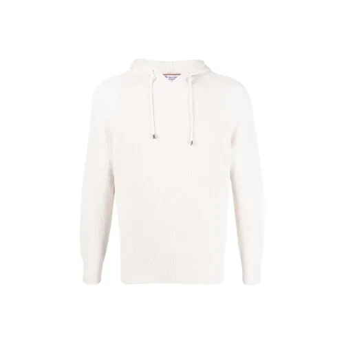 BRUNELLO CUCINELLI Белый Мужской Свитера