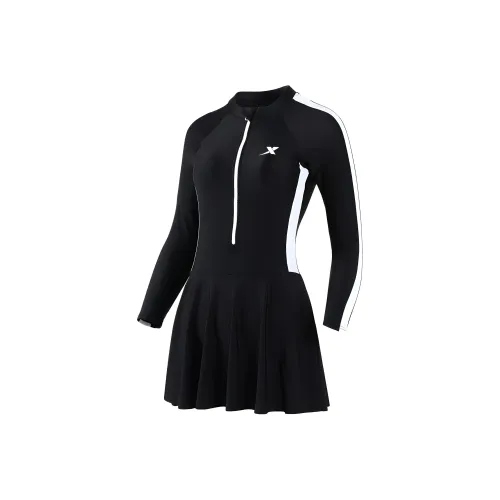 XTEP Двухкомпонентный купальник женский черный