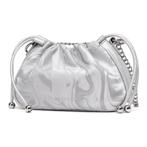 MOYYI Синтетическая кожа Облачная сумка Сумка через плечо Сумка на плечо Женское серебро Шалфейный зеленый