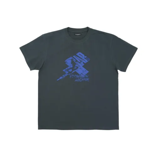 Far Archive SS25 Синий Мужская T-Рубашка