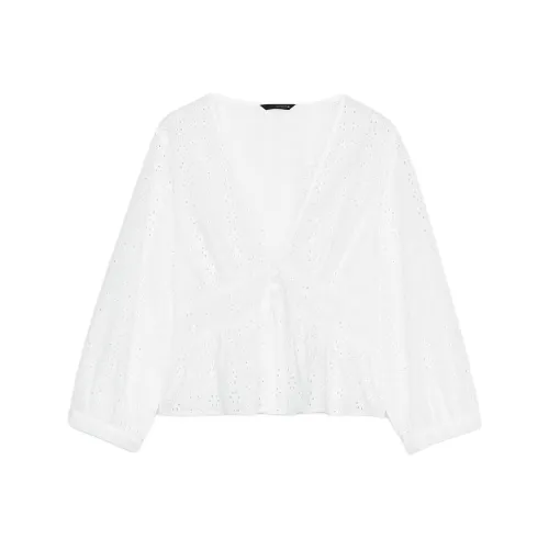 ZARA Белые Женские Рубашки