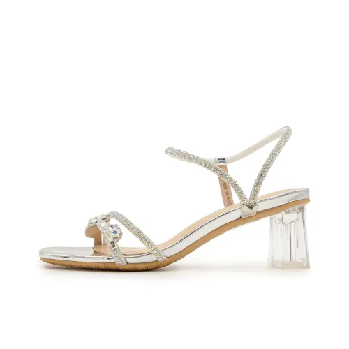 FED One Ремень Сандалии Женские Серебряные