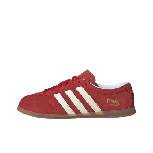 Adidas Originals Gazelle Abrasion Resistant Низкие Кроссовки для скейтбординга Женские Красные