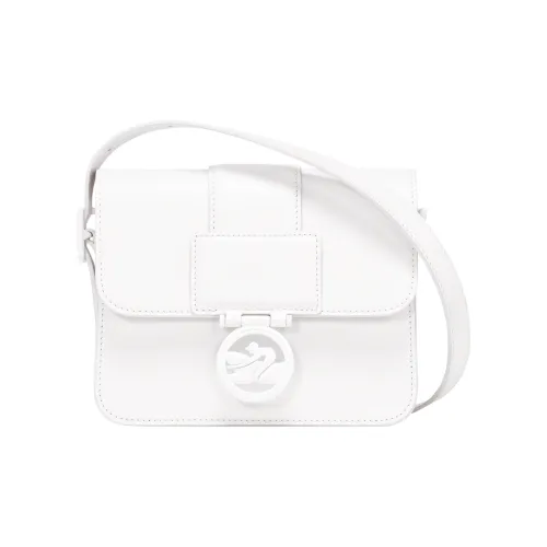 LONGCHAMP Коробка TROT Телячья кожа Сумка на плечо Маленькая Женская Белая