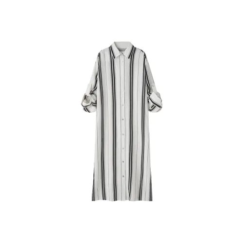 SHUXI Длинное платье с длинными рукавами женское