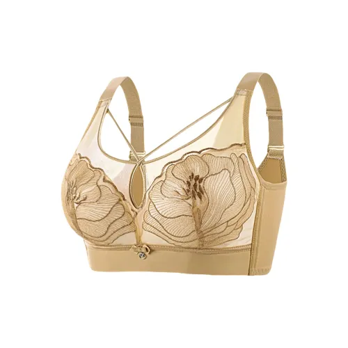 Flowers in water Помело Желтый Женские Бюстгальтеры