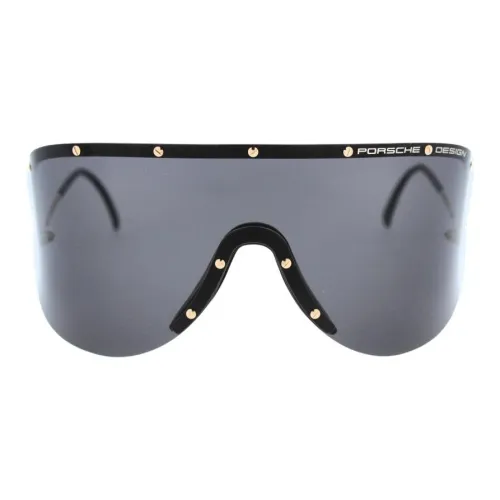 PORSCHE DESIGN Титан Нерегулярная форма Солнцезащитные очки Унисекс Черный