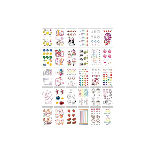 XNTX Минималистский стиль Хорошо выглядящий Маленький Узор На плече За ушами Временные татуировки