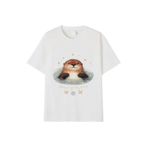 CONP Клейкий рис Белый Унисекс Футболка