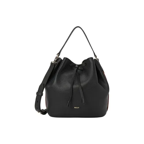 BALLY Корова Кожа Ведрообразная Сумка Женская Черная