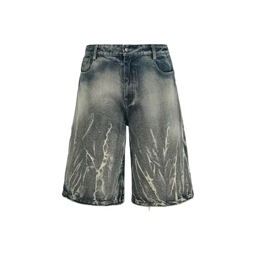 KLAMMKICKS Синие Унисекс Джинсовые Шорты