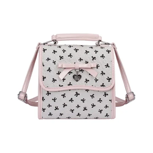 BAODIDAISHU Композитная ткань Рюкзак Женский Белый Розовый Черный