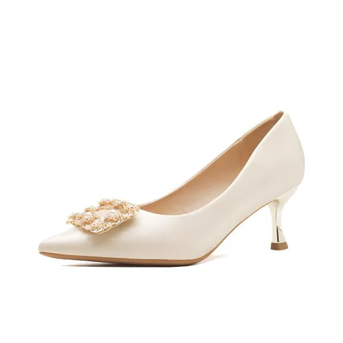 GOSO Высокие каблуки Женские Абрикос