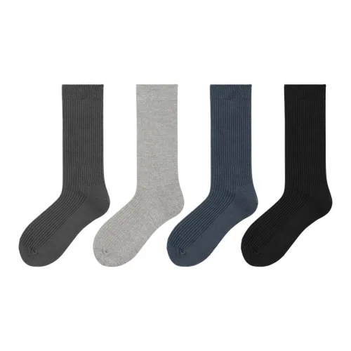 LIANGPU Носки до колена мужские 4 штуки