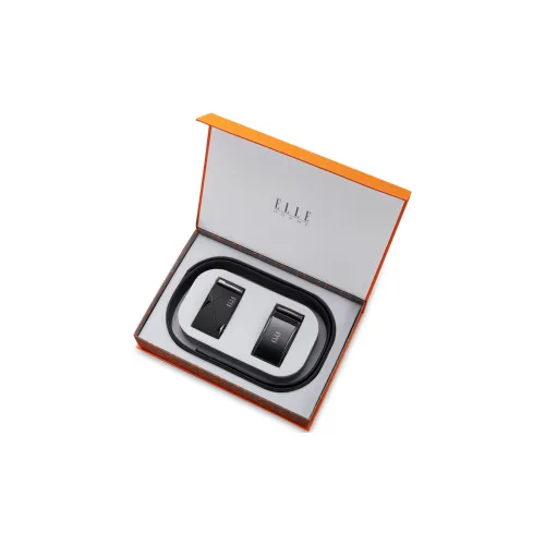 ELLE HOMME Коровья кожа Бизнес Офисный стиль Etiquette Ремень Мужской Металлический Ширина 3,5 см