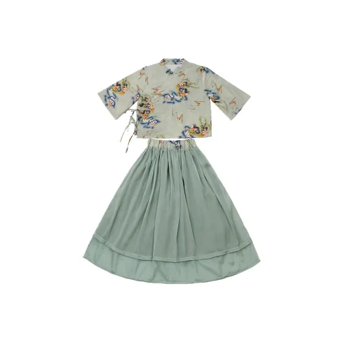 La Cergo Ханьфу 2 предмета комплект цвет на изображении детский