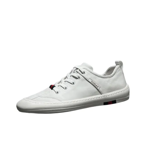 ZUOSAISI Износостойкий Дышащий Низкий Топ Casual Мужской Белый