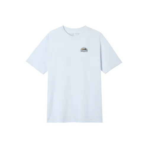 Patagonia Skyline Stencil Responsibili Мужская футболка с коротким рукавом