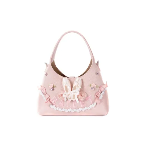 BILING ПУ (полиуретан) Сумка Маленькая Женская Розовая