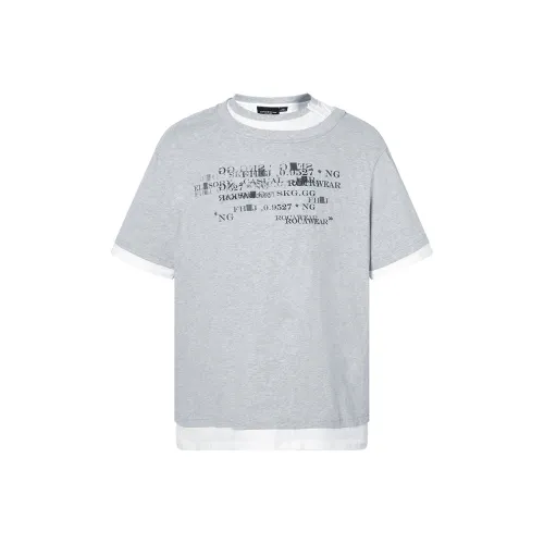 ROCAWEAR Смешанный серый Унисекс Футболка