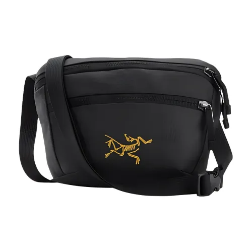 Arcteryx 1,5L Сумка через плечо Outdoor Сумка Полиэстер Черный Унисекс