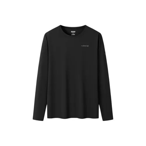 TOREAD Мужские черные T-рубашки