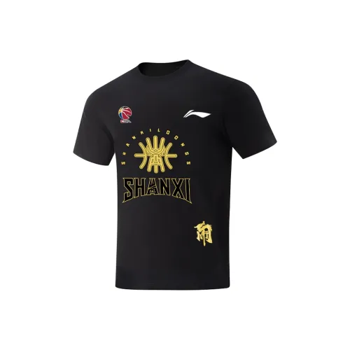 LiNing CBA Collection Basketball Collection Т-рубашка Унисекс Черная