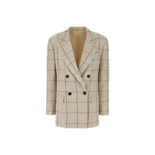 BRUNELLO CUCINELLI Бизнес-костюм женский бежевый