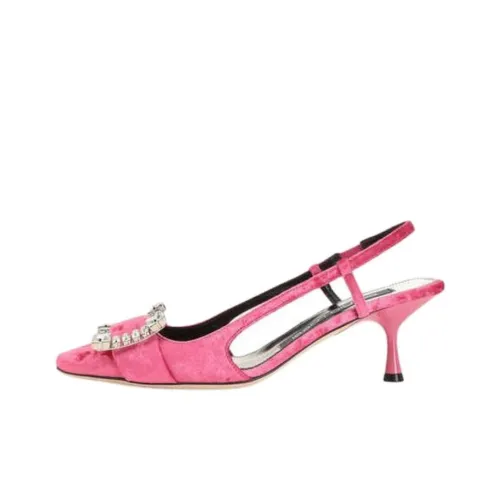 SERGIO ROSSI SR Twenty Узкий каблук Высокие каблуки 6 см Женские Фуксия