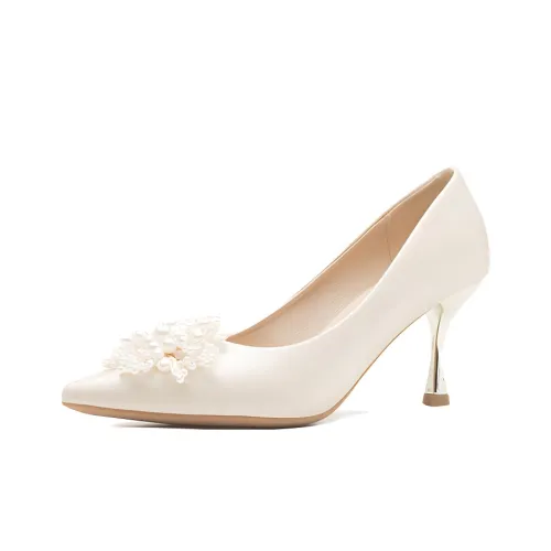 GOSO Высокие каблуки 6 см Женские Абрикос