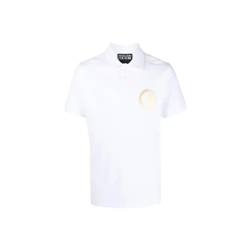 VERSACE JEANS COUTURE Белая Мужская Рубашка Поло