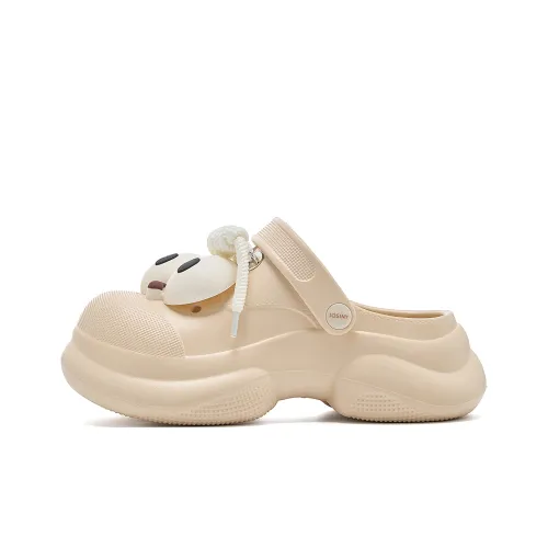 JOSINY Сабо Хаки Высота каблука 5,8 см Женские