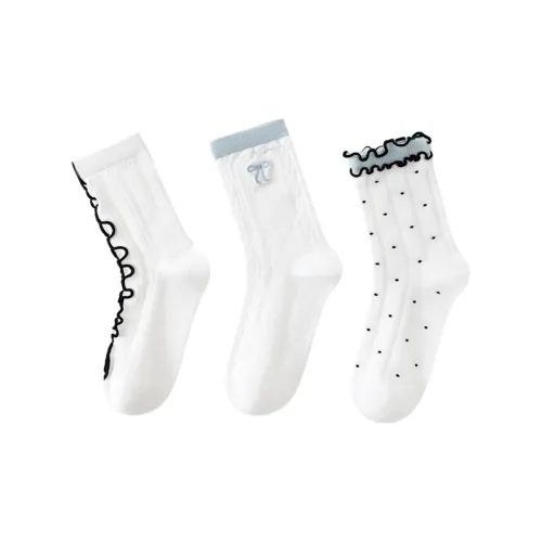 WAJUZHEN Носки Crew Женские упаковка из 3 пар