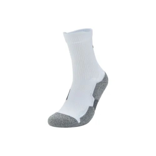NATADUOPU Дышащий Спортивный Дизайн Устойчивый к Износу Носки Crew с Защитой от Свержения Профессиональные Беговые Носки Унисекс Белые