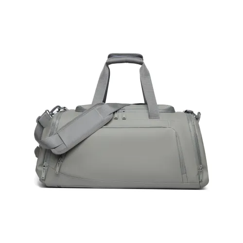 Kewuku Нейлоновая спортивная сумка большая унисекс серого цвета