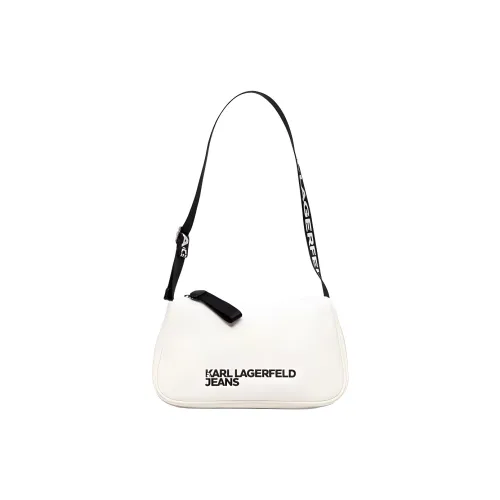 Karl Lagerfeld Полиамид Плечевая сумка Унисекс Белый